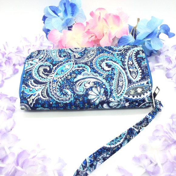 Ladies quilted wallet double zip new - Picture 2 of 9